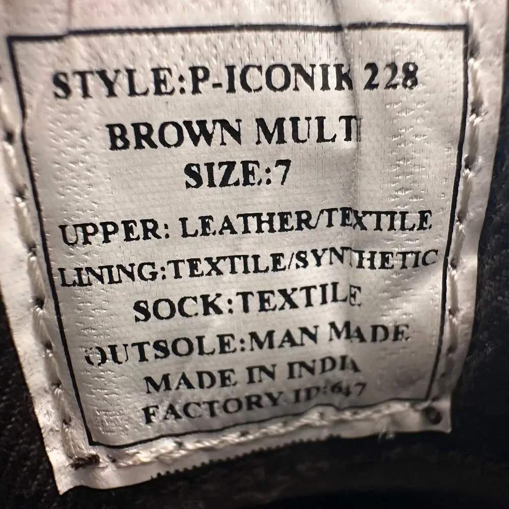 Steve Madden Brown Chukka P-Iconik Boots size 7‎ Pre Owned